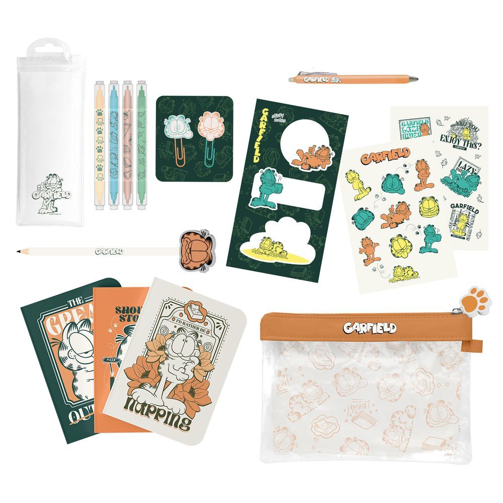 Imagen 1 - Set Papeleria Garfield