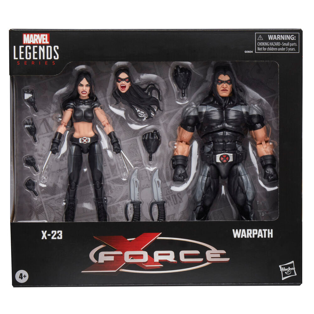 Imagen 1 - Blister 2 Figuras X-23 & Warpath X-force Marvel Legends 15Cm