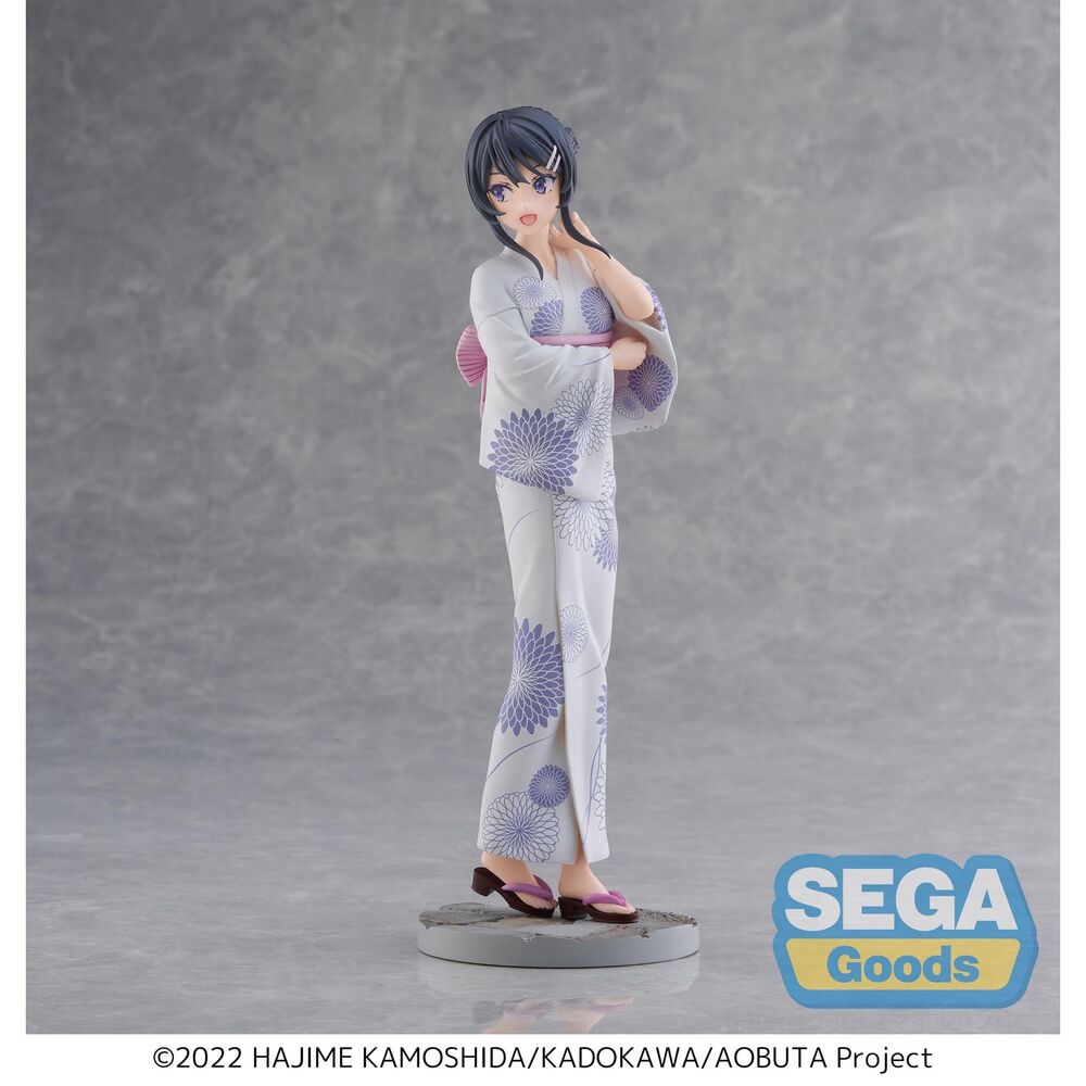 Imagen 3 - Figura Mai Sakurajima Yukata Of Bunny Girl Sepai Luminasta Rascal Does Not Dream 22Cm