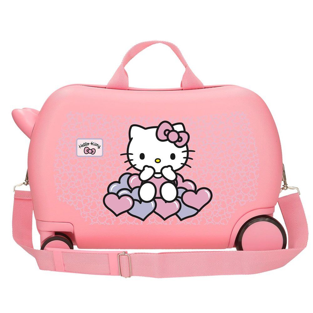 Imagen 1 - Maleta Abs Hearts & Dots Hello Kitty 45Cm