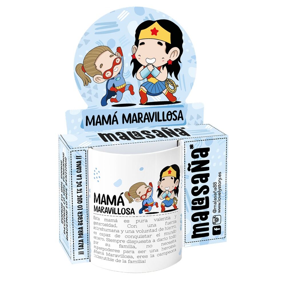 Imagen de Taza Mama Maravillosa 330Ml parte de nuestra colección en Espadas y más, sitio oficial.