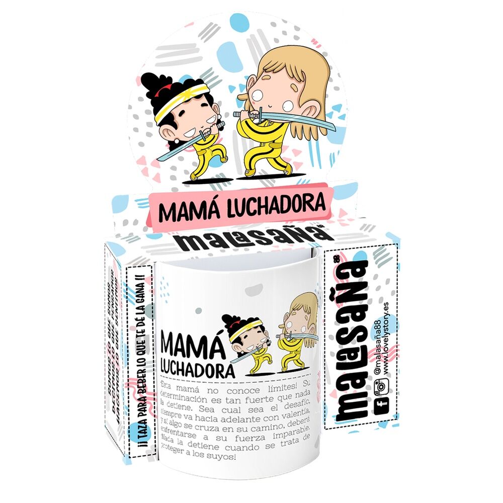 Imagen de Taza Mama Luchadora 330Ml parte de nuestra colección en Espadas y más, sitio oficial.