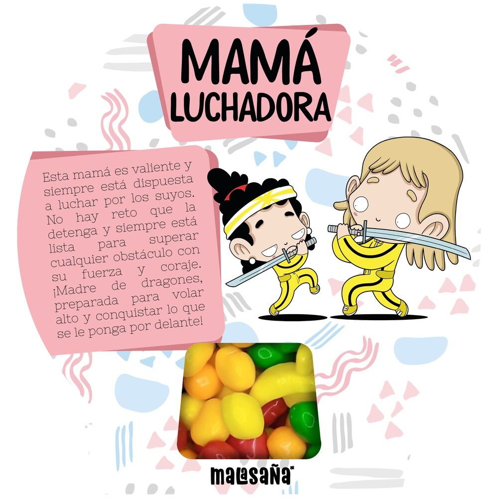 Imagen 1 - Cajita De Chuches Mix - Mama Luchadora