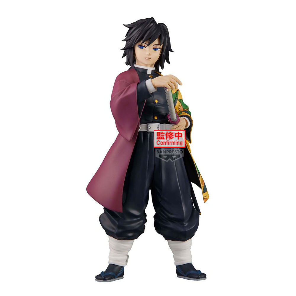 Imagen 2 - Figura Giyu Tomioka Grandista Demon Slayer Kimetsu No Yaiba 24Cm