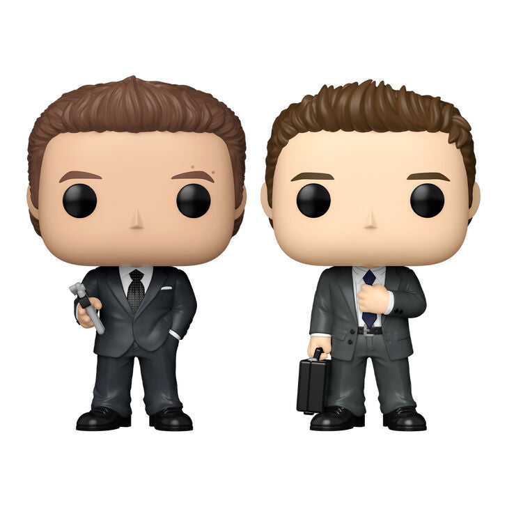 Imagen 2 - Blister 2 Figuras Pop Suits Harvey Specter & Michael Ross