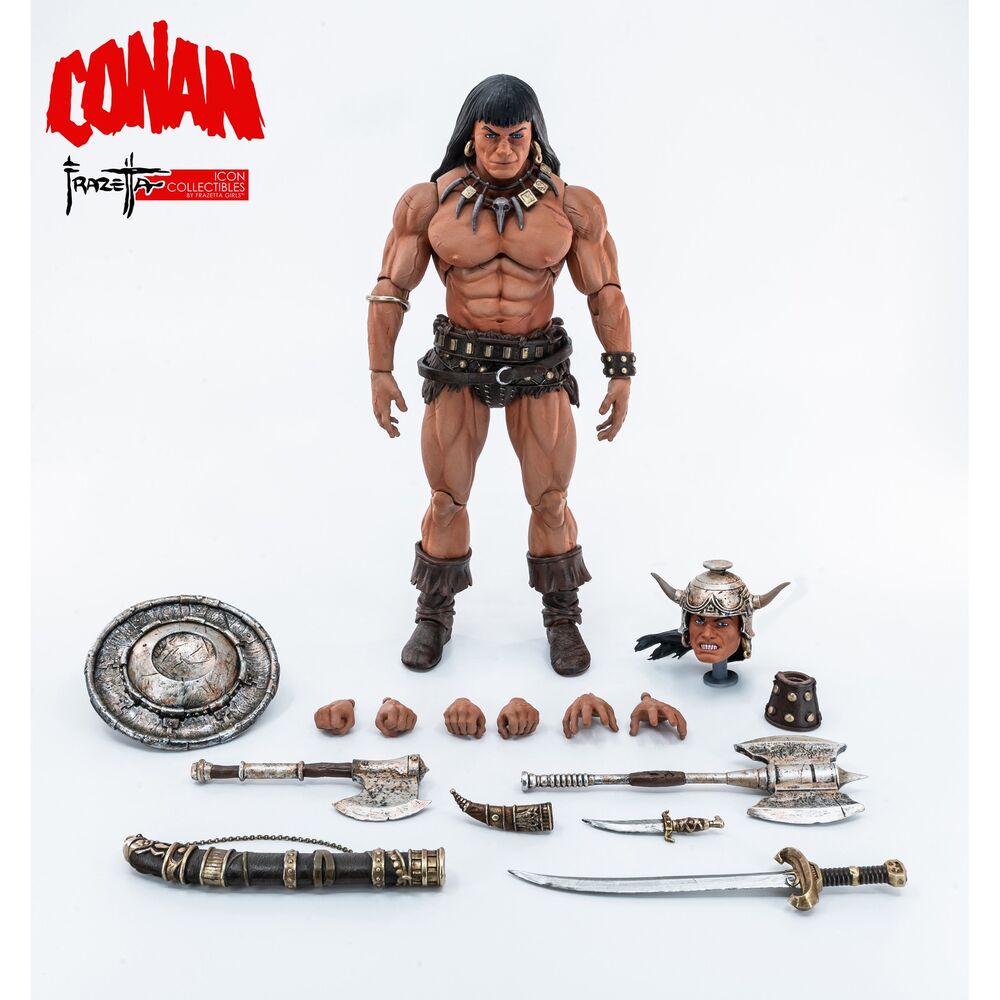 Imagen 3 - Figura Conan The Barbarian Frazetta Icon 17Cm