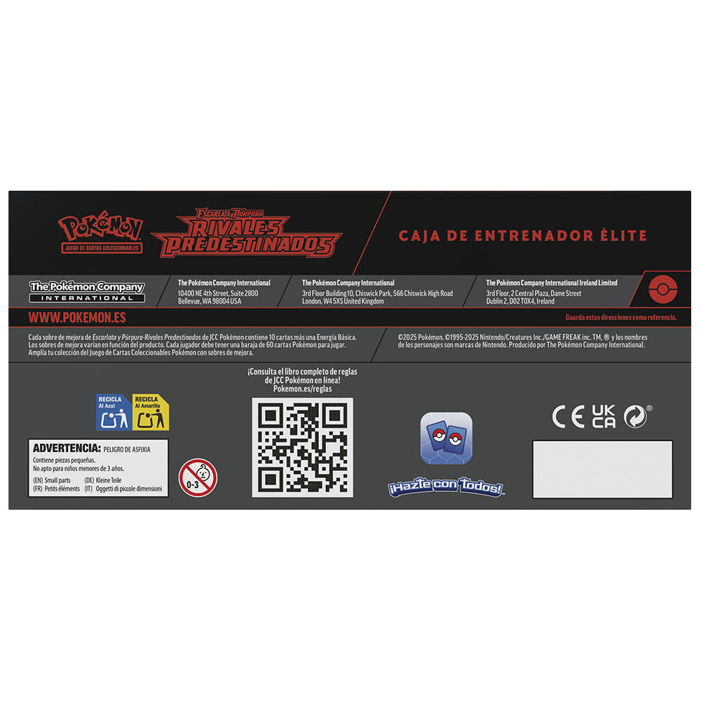Imagen 3 - Estuche Juego Cartas Coleccionables Elite Trainer Destinos Predestinados Pokemon Español