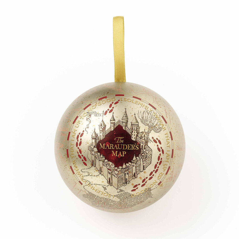 Imagen 4 - Pin Mapa De Los Merodeadores + Bola De Navidad Harry Potter