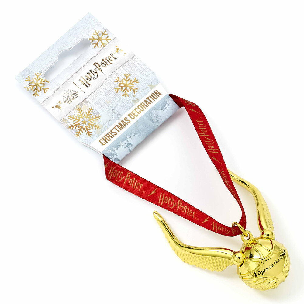 Imagen 2 - Adorno De Navidad Snitch Dorada Harry Potter