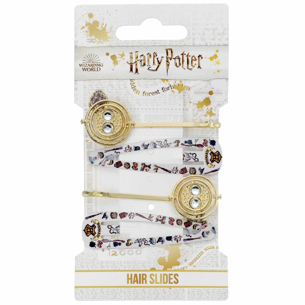 Imagen 1 - Blister 4 Horquillas De Pelo Tornero Del Tiempo Harry Potter