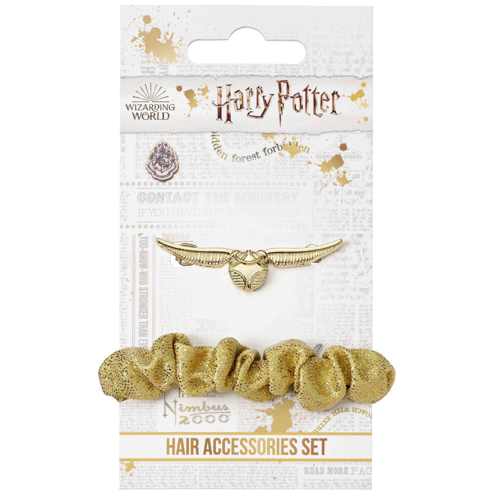 Imagen 2 - Set Accesorios Pelo Snitch Dorada Harry Potter
