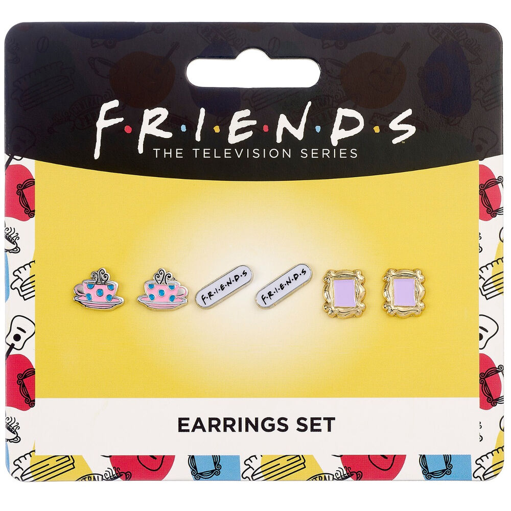 Imagen 2 - Set 3 Pares De Pendientes Friends