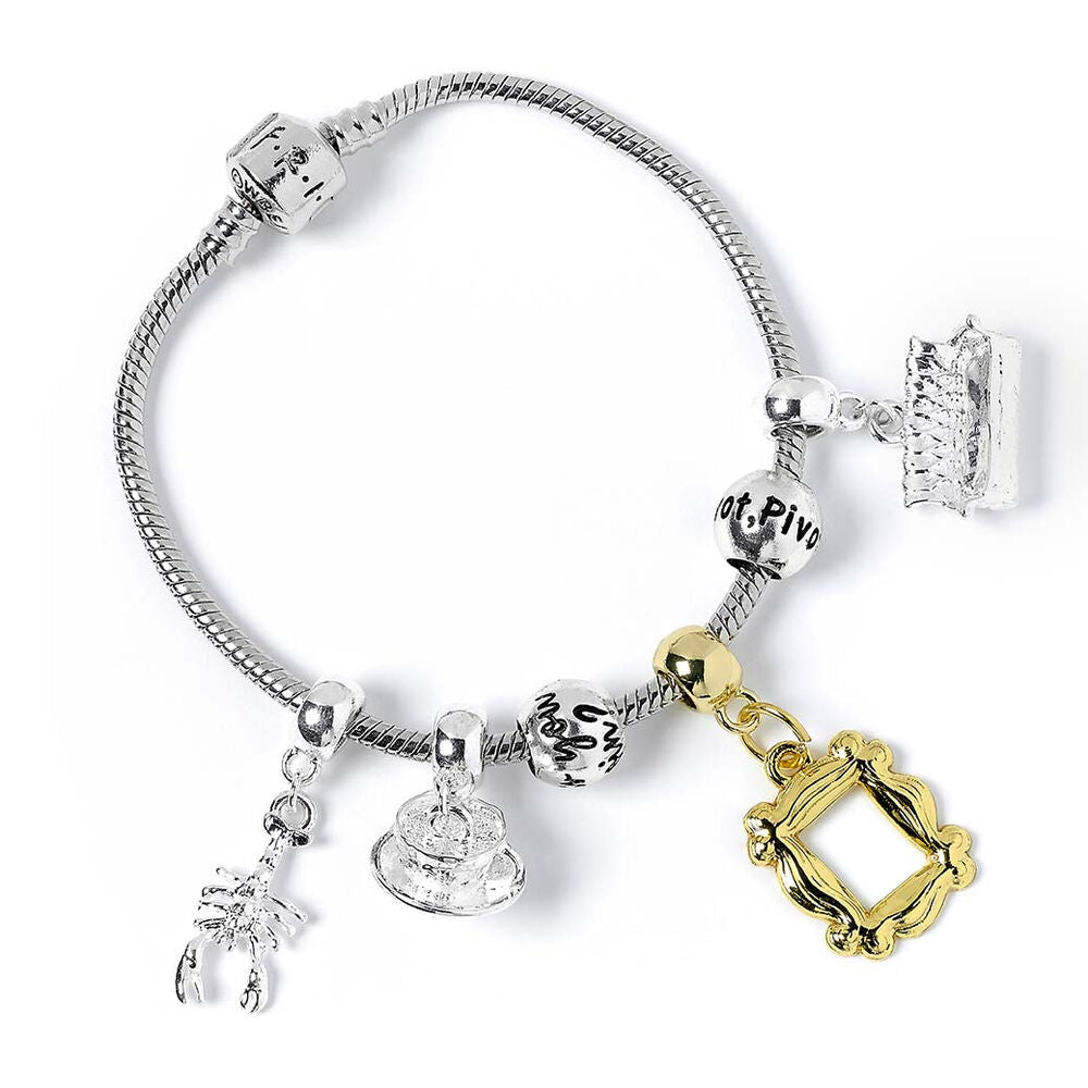 Imagen 1 - Pulsera Charm Plateada Friends