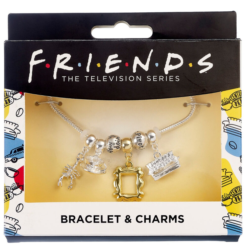 Imagen 2 - Pulsera Charm Plateada Friends