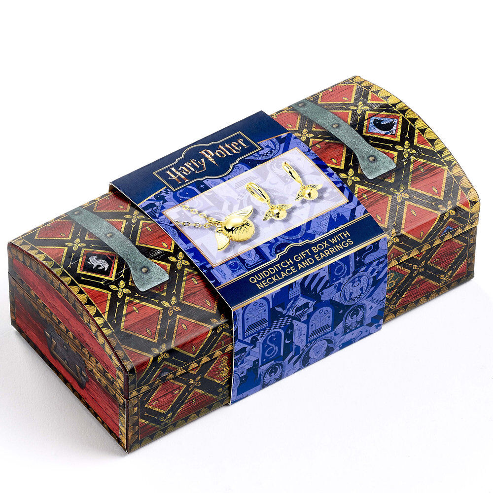 Imagen 4 - Set Colgante + Pendientes Snitch Dorada Harry Potter