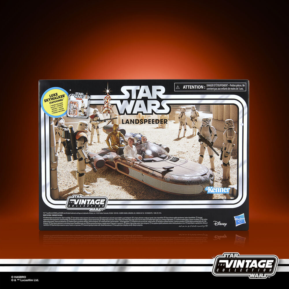 Imagen 5 - Figura Luke Skywalker + Landspeeder Star Wars