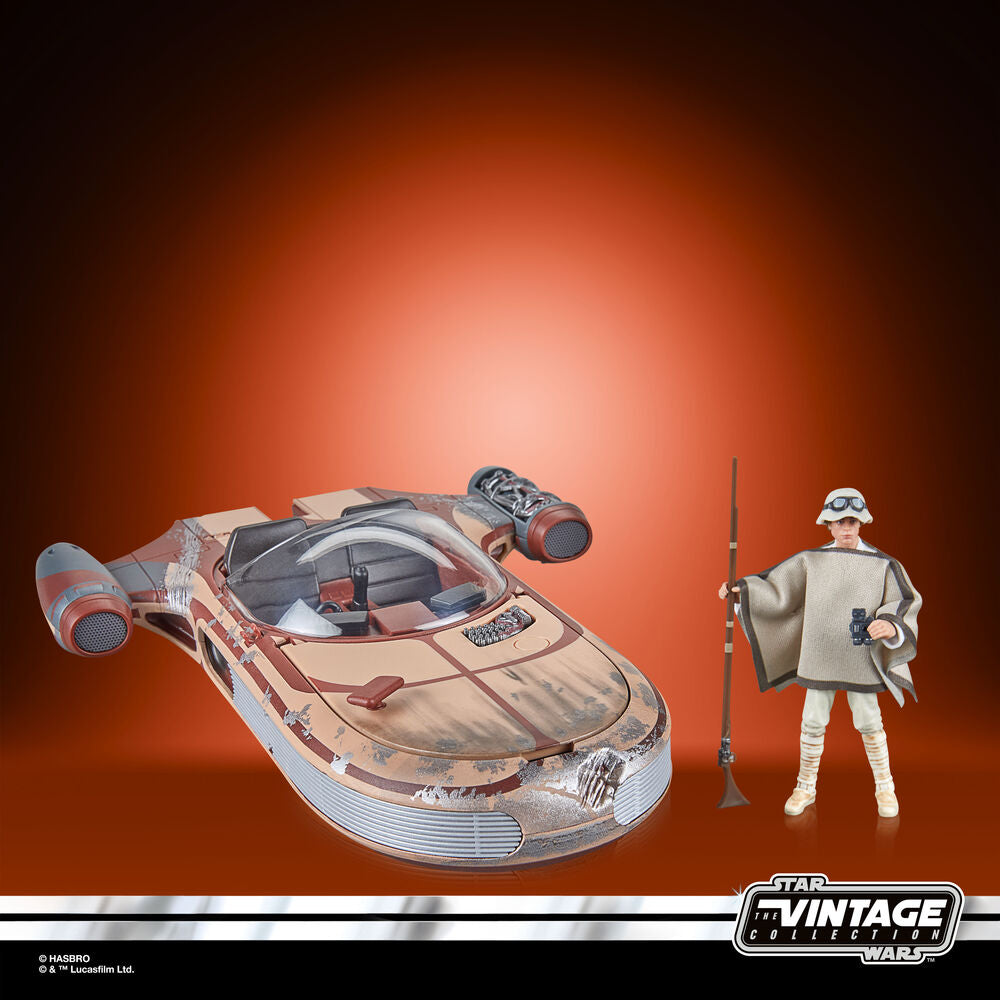 Imagen 2 - Figura Luke Skywalker + Landspeeder Star Wars