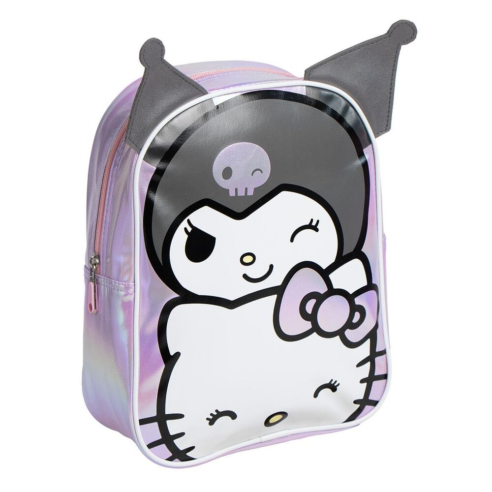 Imagen 1 - Mochila Kuromi Hello Kitty 27Cm