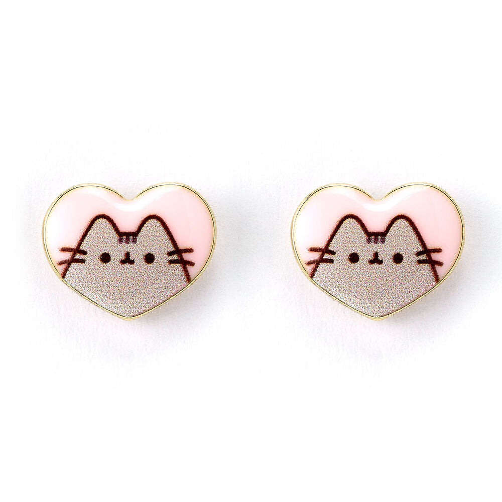 Imagen 1 - Pendientes Corazon Pusheen