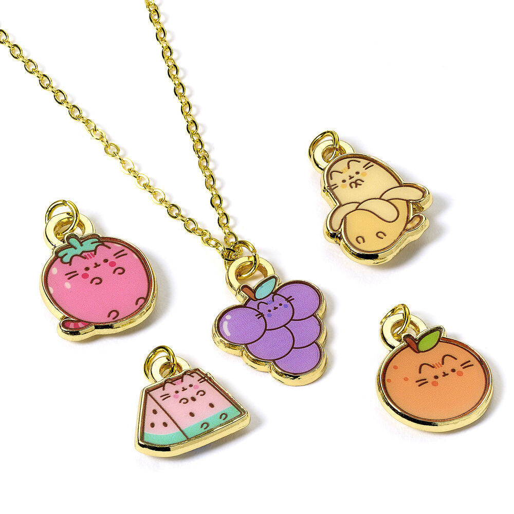 Imagen 1 - Colgante + Charms Frutas Pusheen
