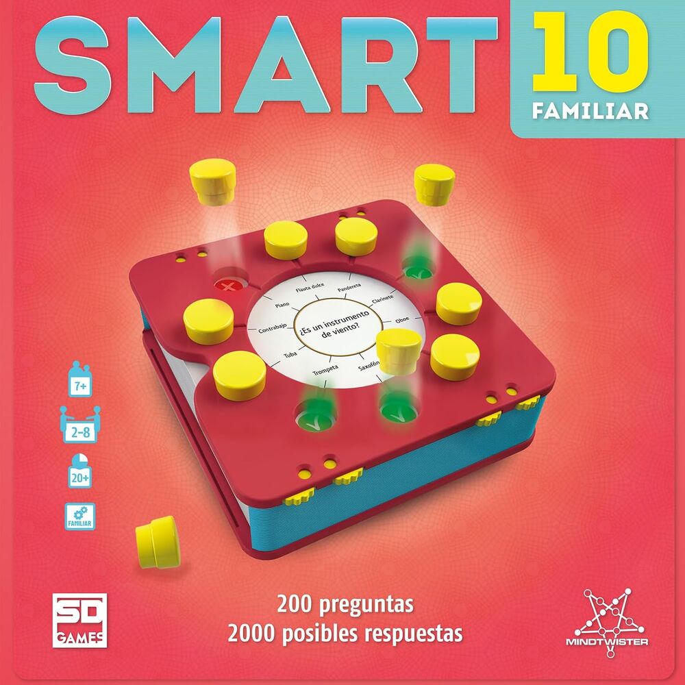 Imagen 7 - Juego De Mesa Smart 10 Familiar Español