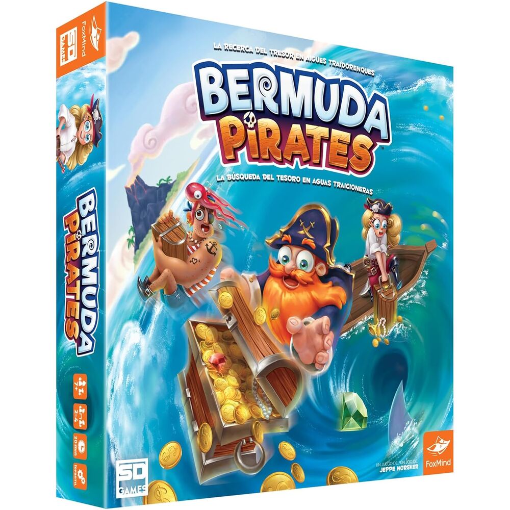 Imagen 1 - Juego De Mesa Bermuda Piratas Español