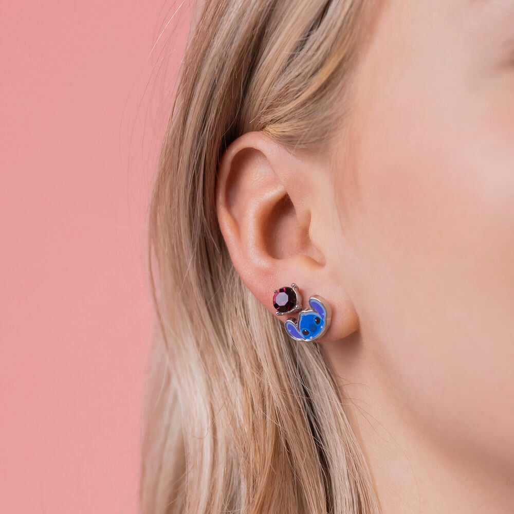 Imagen 3 - Set 3 Pares De Pendientes Stitch Disney