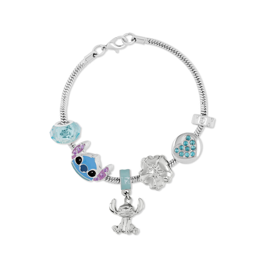Imagen 1 - Pulsera Charm Stitch Disney Plata