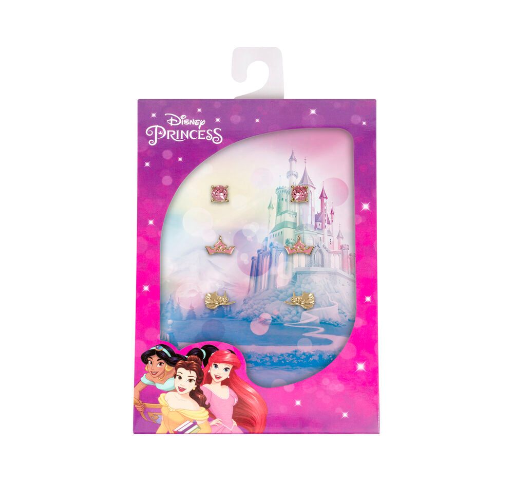Imagen 2 - Set 3 Pares De Pendientes Princesas Disney