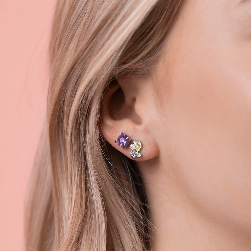 Imagen 3 - Set 3 Pares De Pendientes Snoopy