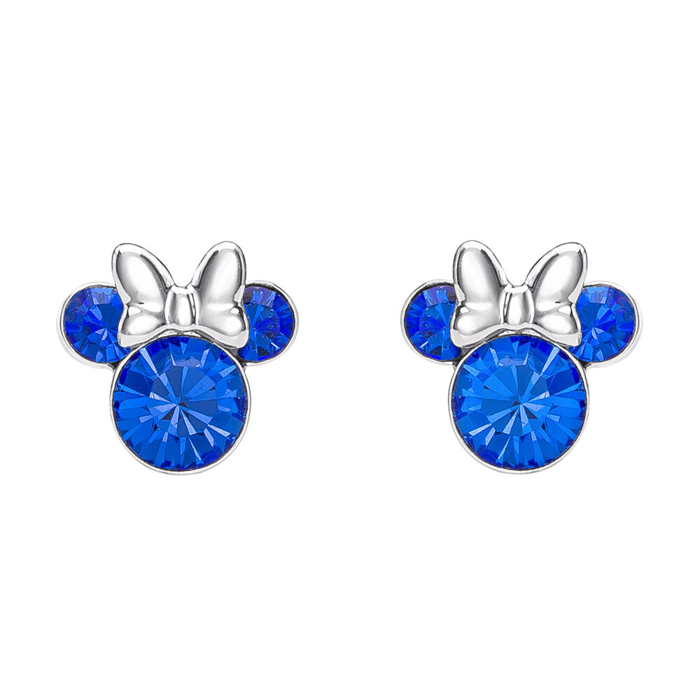 Imagen 1 - Pendientes Septiembre Minnie Disney Plata