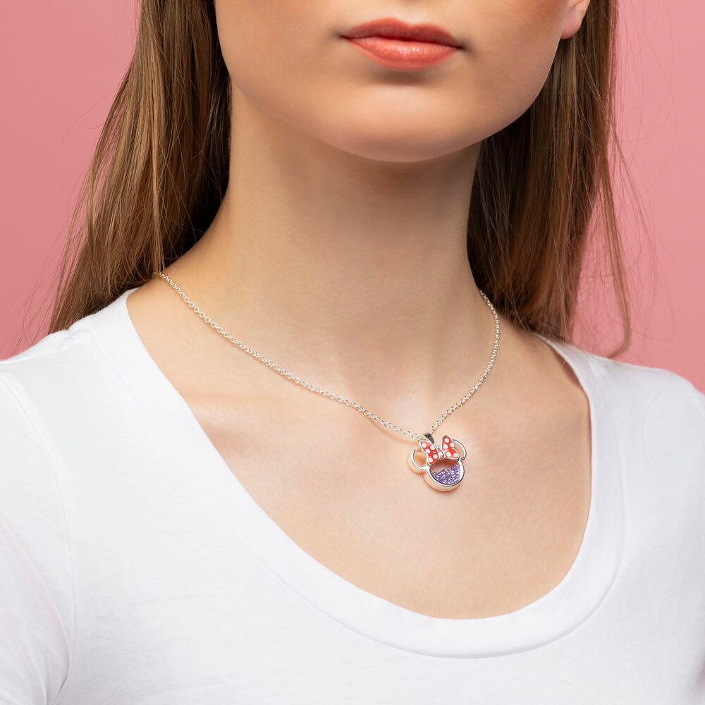 Imagen 4 - Colgante Febrero Minnie Disney Plata