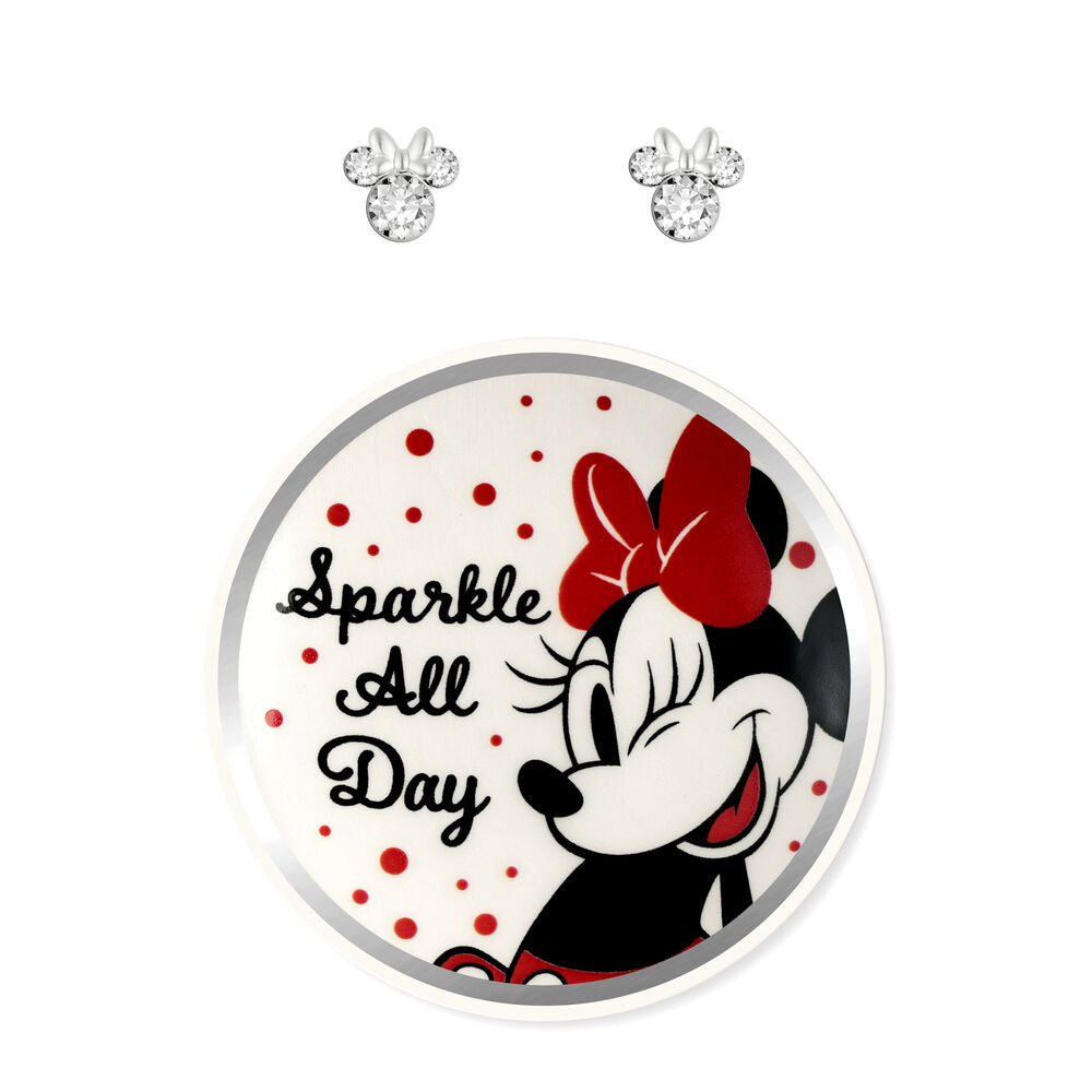 Imagen 1 - Pendientes + Plato Bisuteria Minnie Disney