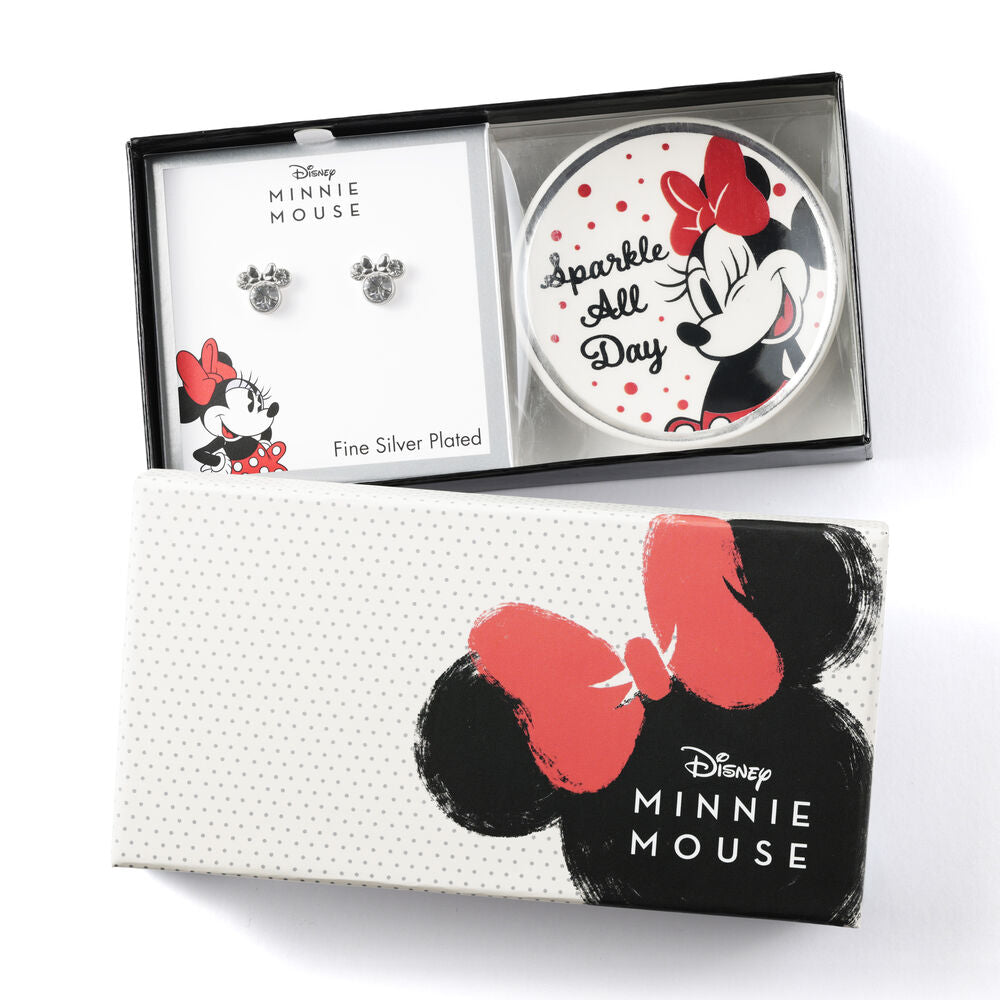 Imagen 4 - Pendientes + Plato Bisuteria Minnie Disney