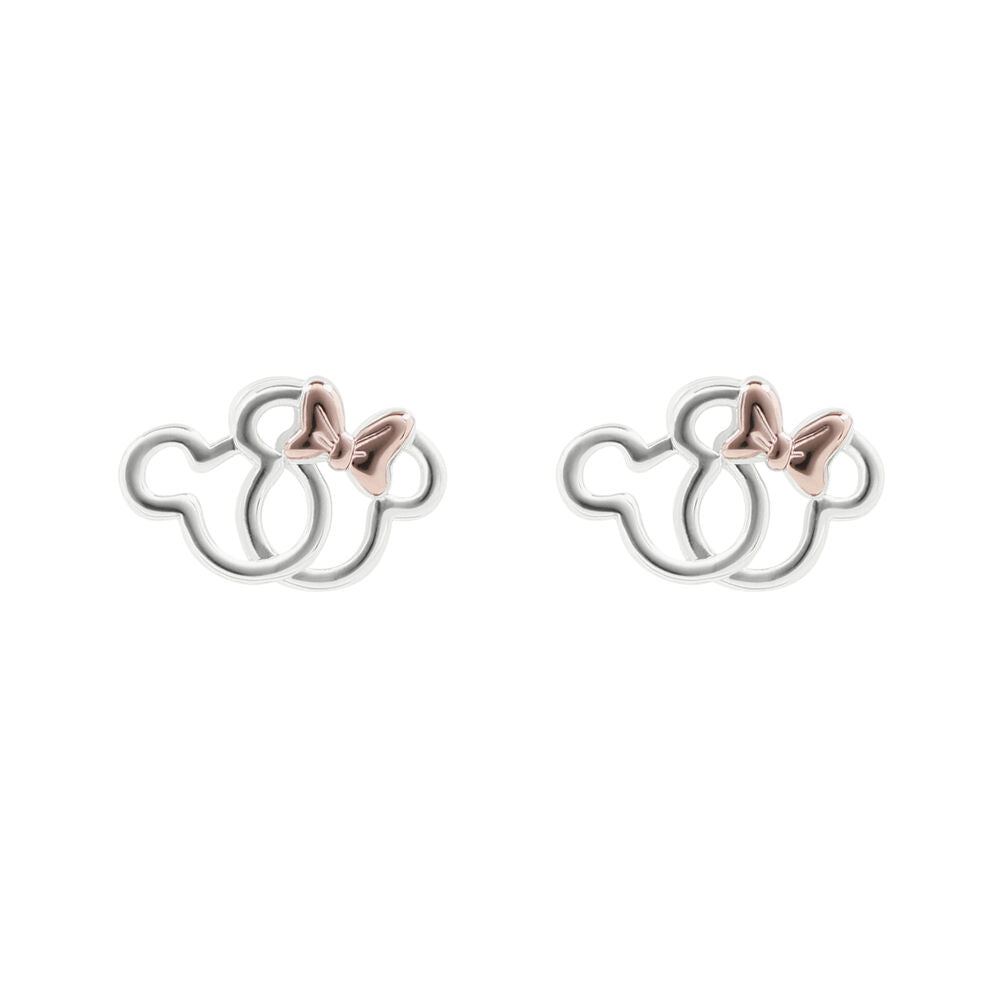 Imagen 1 - Pendientes Minnie Disney Plata