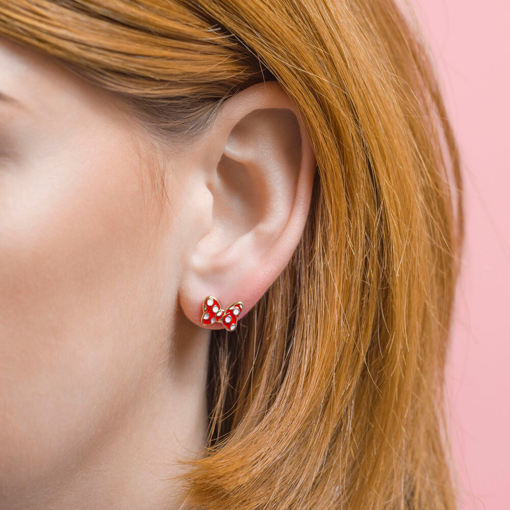 Imagen 3 - Pendientes Lazo Minnie Disney