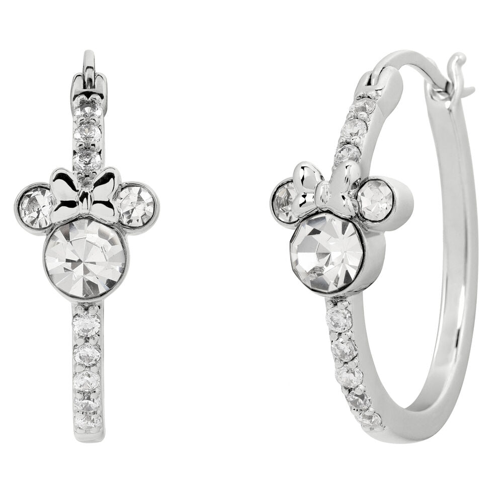 Imagen 1 - Pendientes Aro Minnie Disney Plata