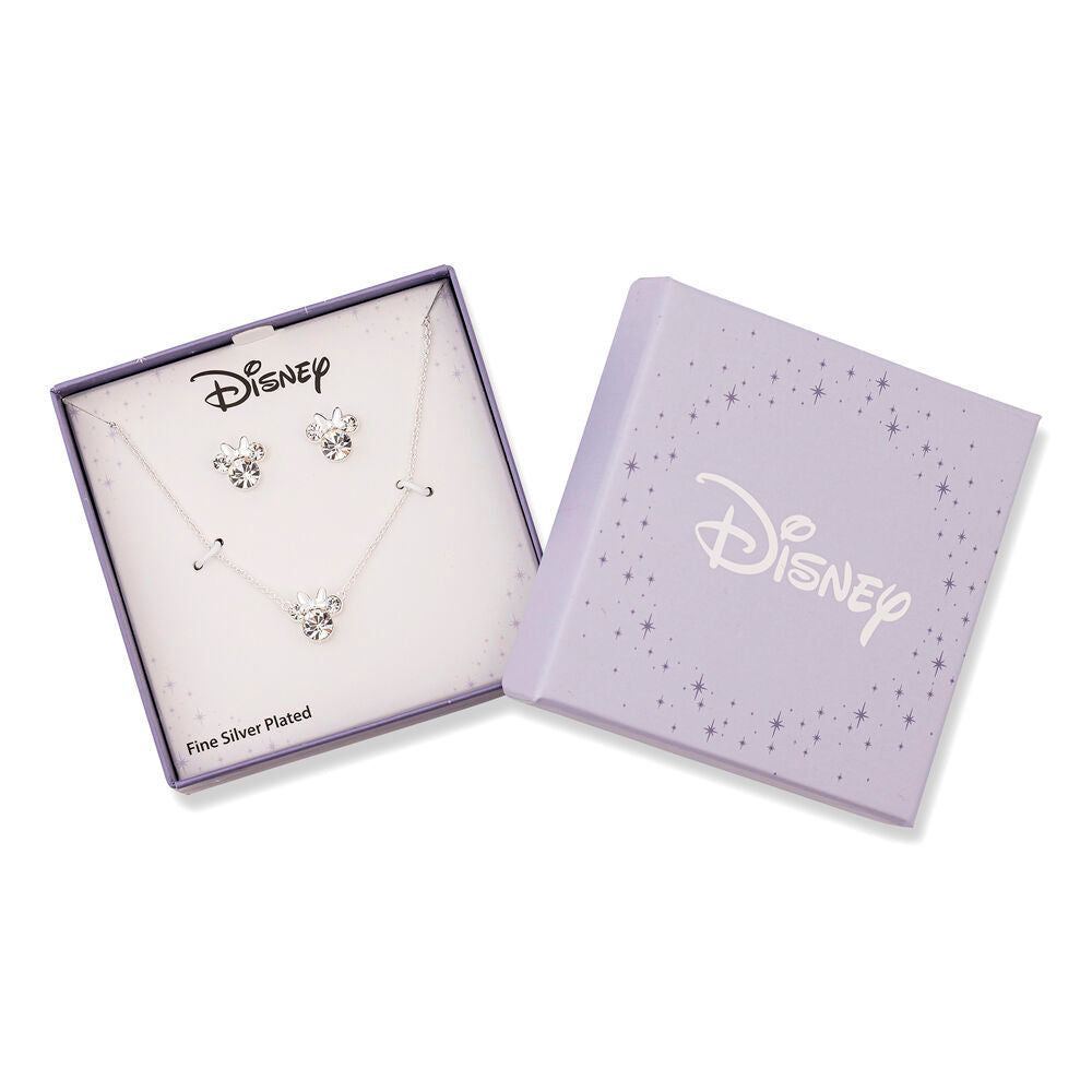 Imagen 2 - Set Colgante + Pendientes Minnie Disney Plata