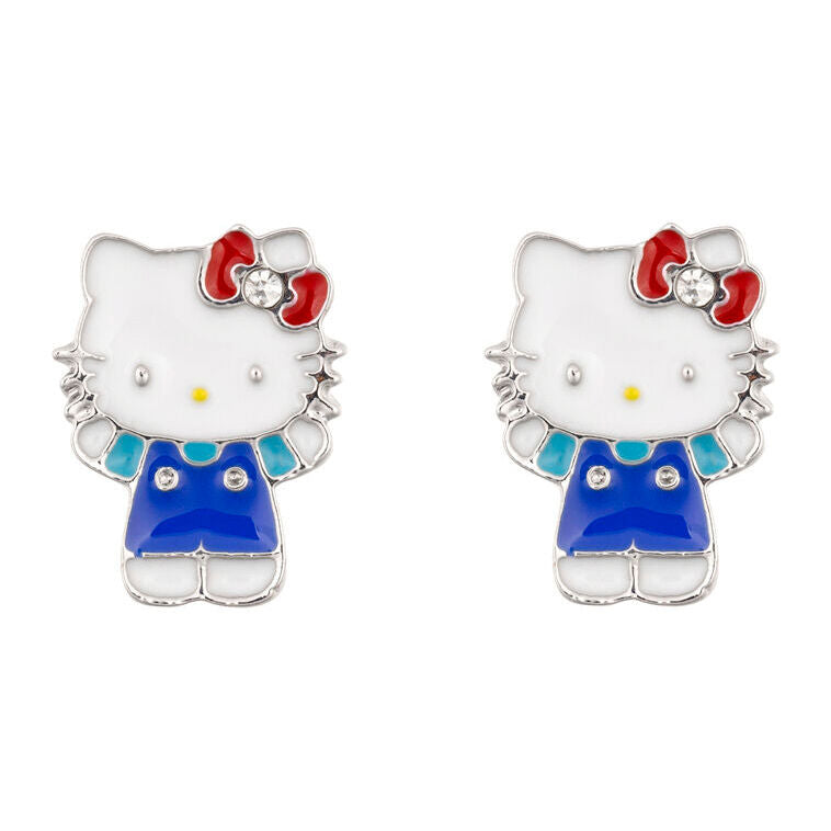 Imagen 1 - Pendientes Hello Kitty Plata