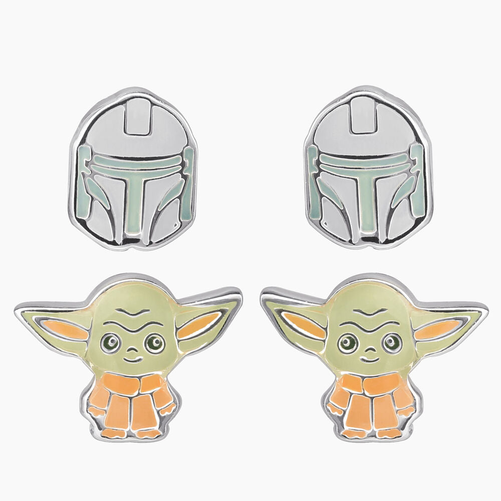 Imagen 3 - Set 2 Pares De Pendientes Grogu The Mandalorian Star Wars