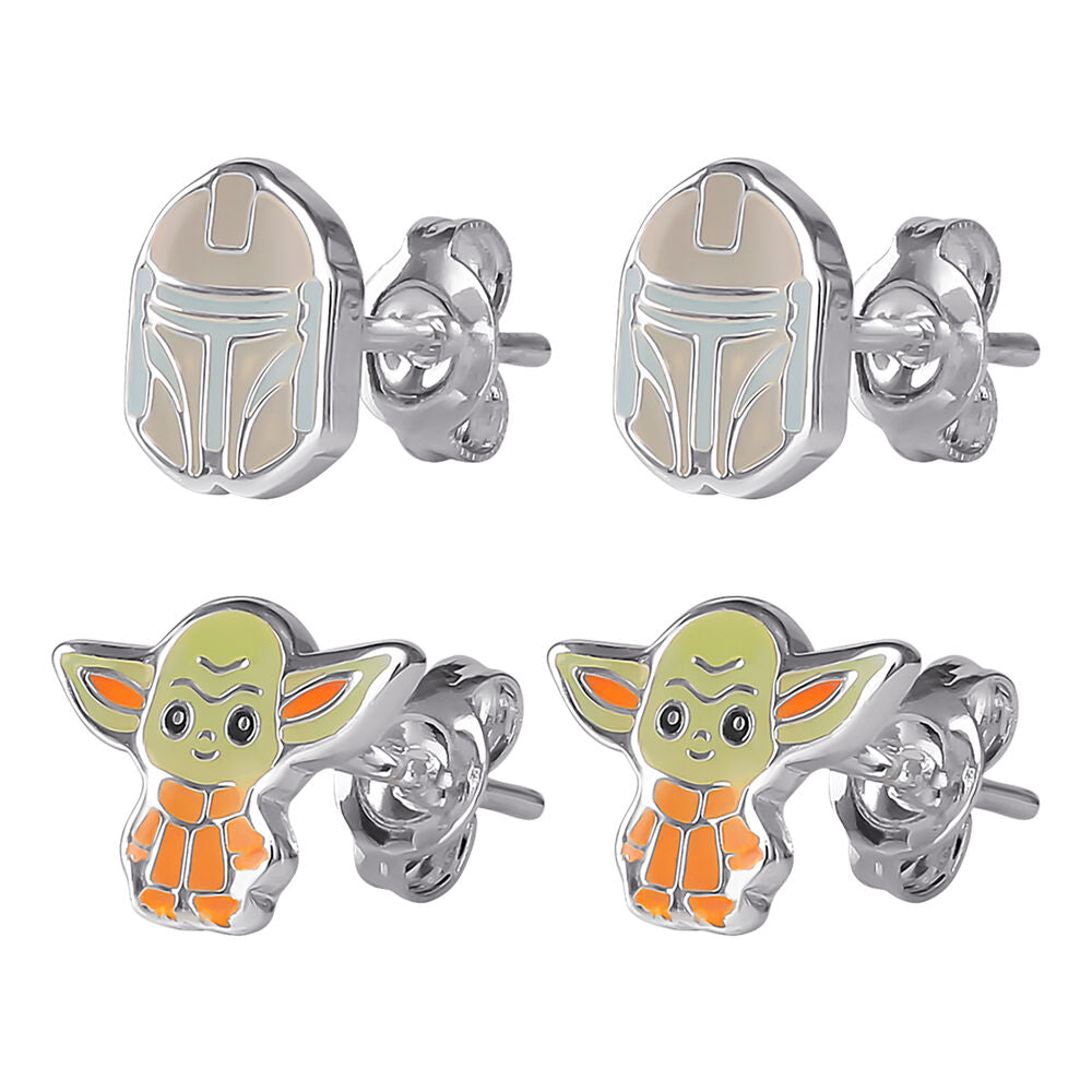 Imagen 2 - Set 2 Pares De Pendientes Grogu The Mandalorian Star Wars