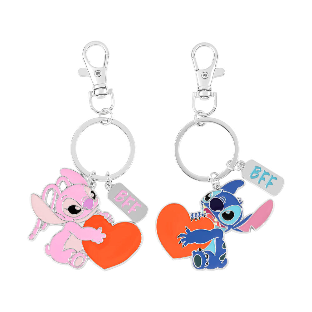 Imagen 1 - Set 2 Llaveros Angel & Stitch Disney