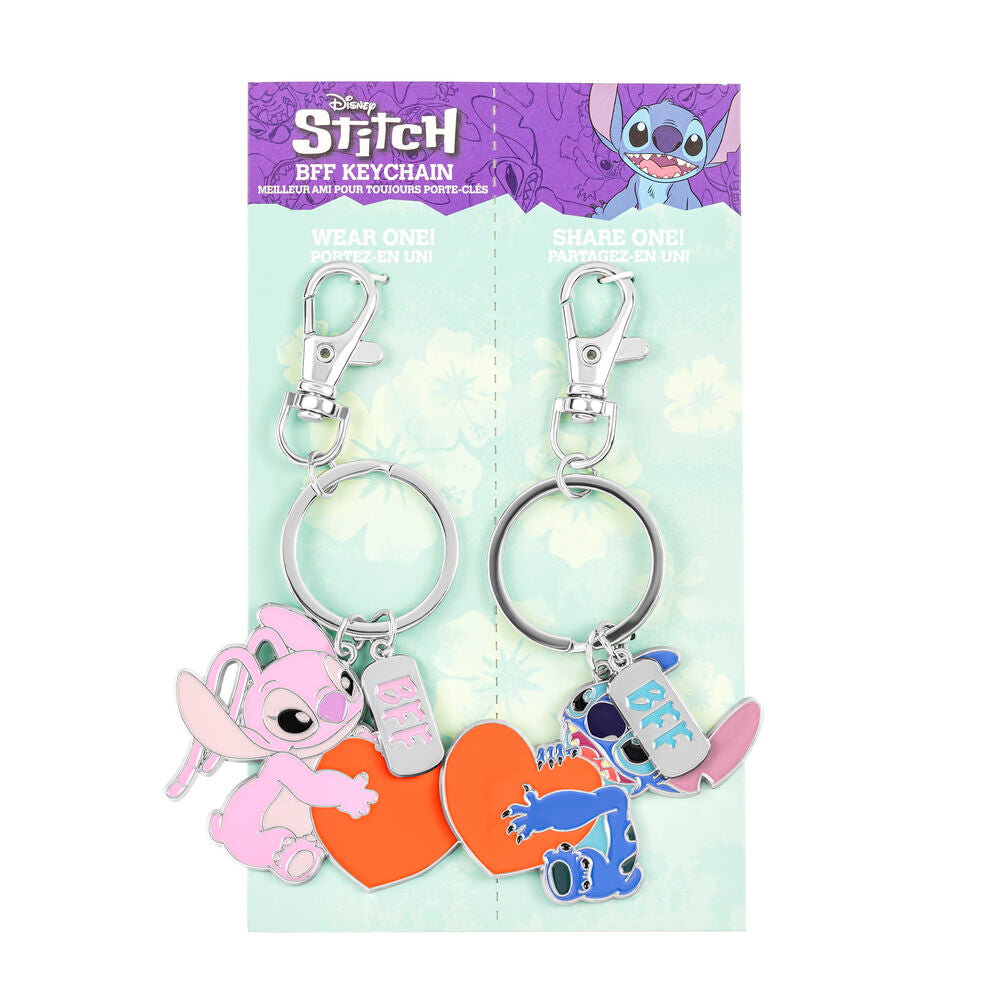 Imagen 3 - Set 2 Llaveros Angel & Stitch Disney