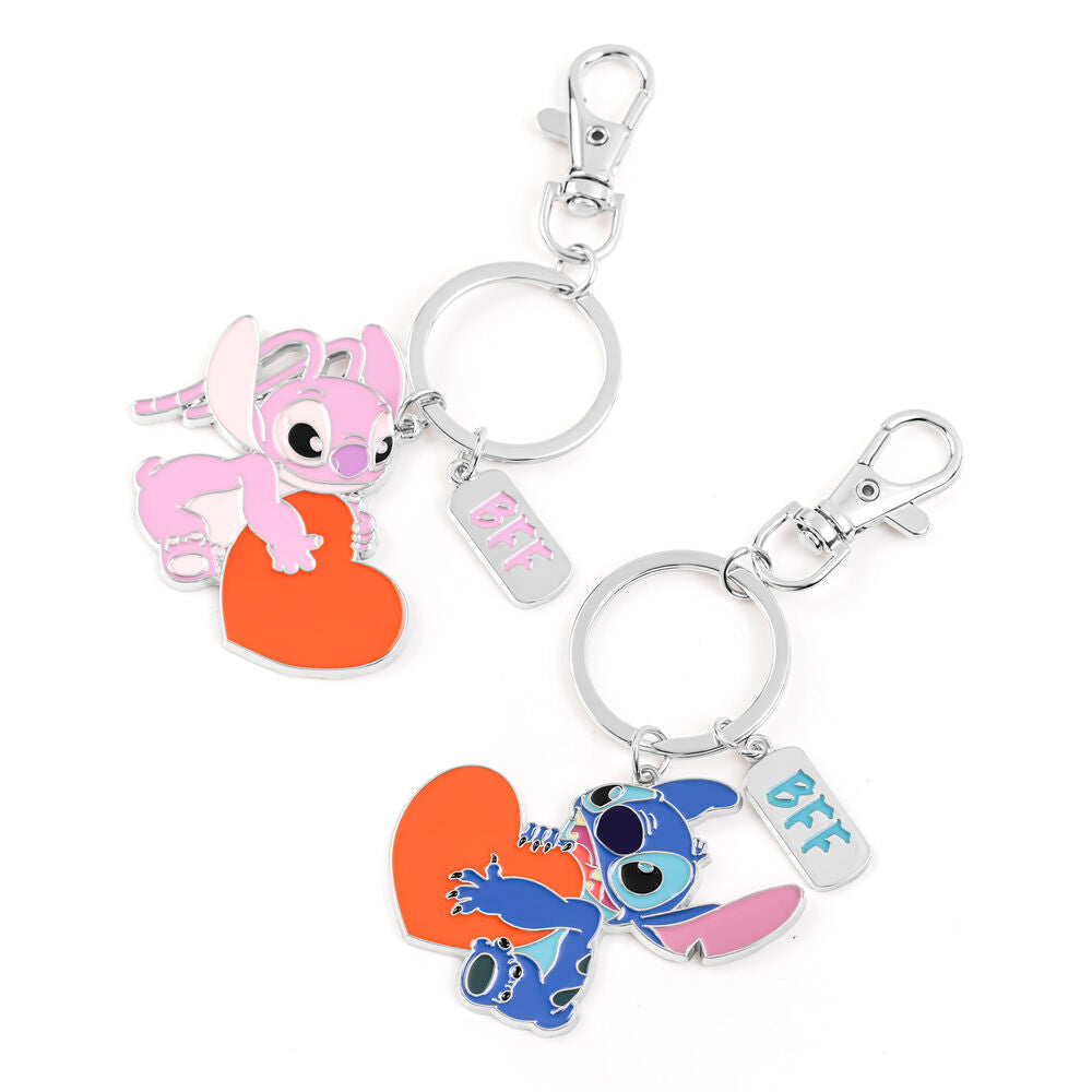 Imagen 2 - Set 2 Llaveros Angel & Stitch Disney