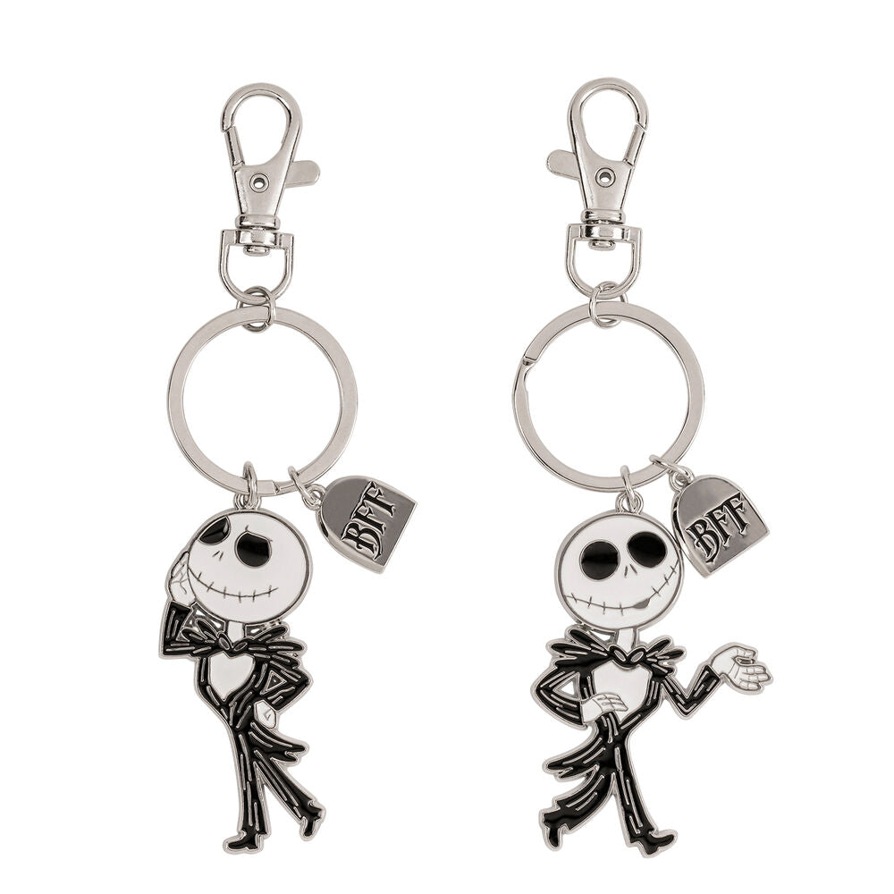 Imagen 1 - Set 2 Llaveros Jakks Skellington Pesadilla Antes De Navidad Disney