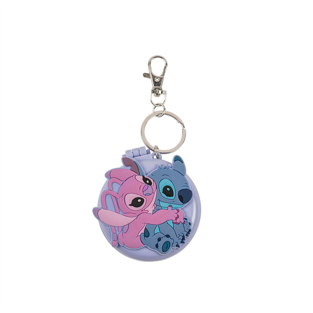 Imagen 1 - Llavero Cepillo Y Espejo Stitch & Angel Disney