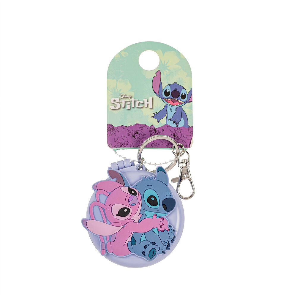 Imagen 2 - Llavero Cepillo Y Espejo Stitch & Angel Disney