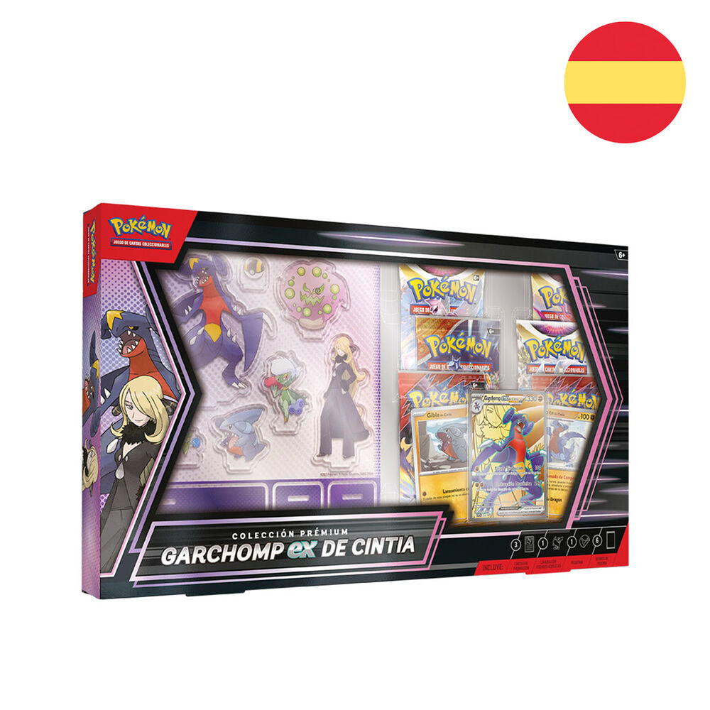 Imagen 1 - Blister Juego Cartas Coleccionables Garchomp Ex De Cintia Juntos De Aventuras Pokemon Español