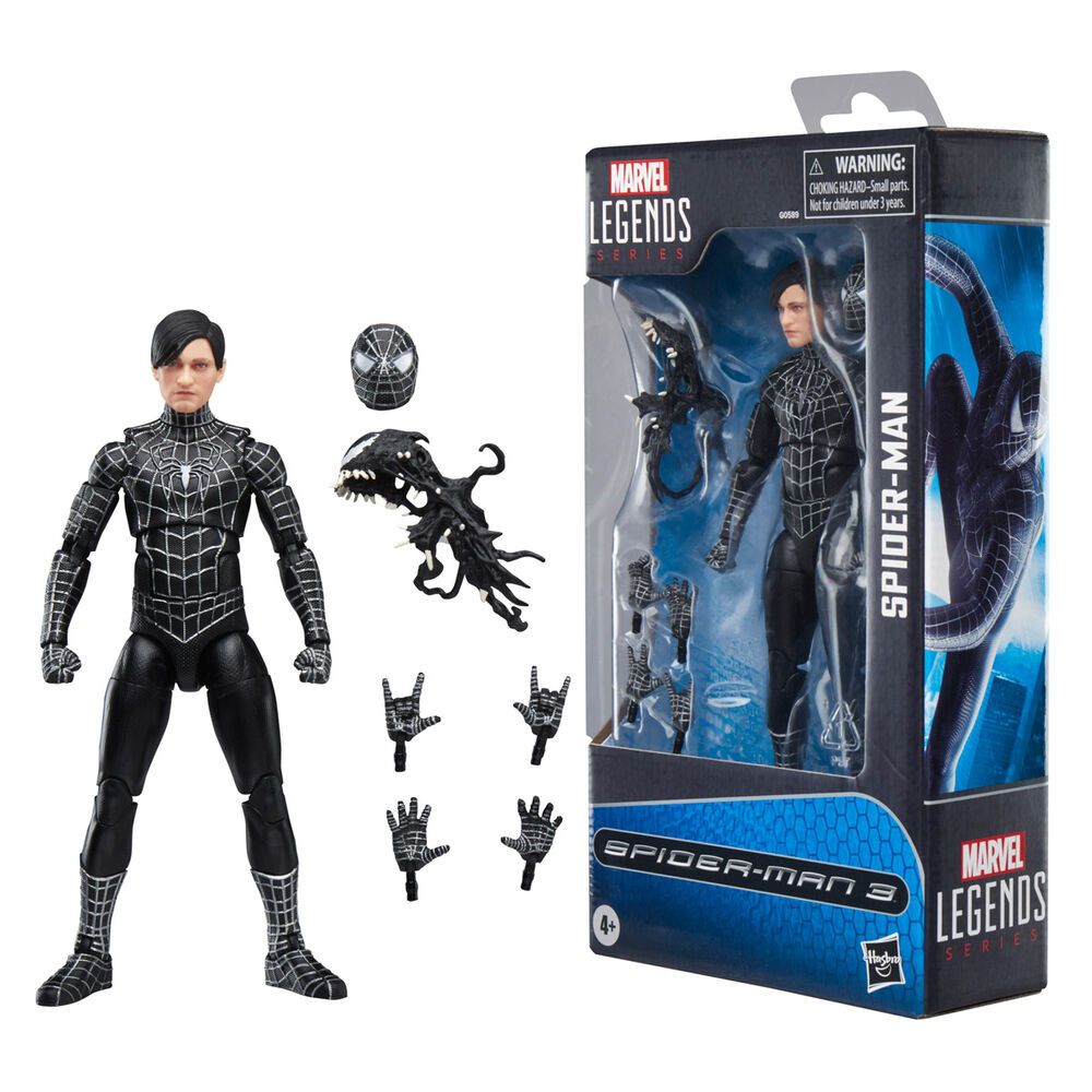 Imagen 10 - Figura Symbiote Spider-man Spiderman 3 Marvel Legends 15Cm