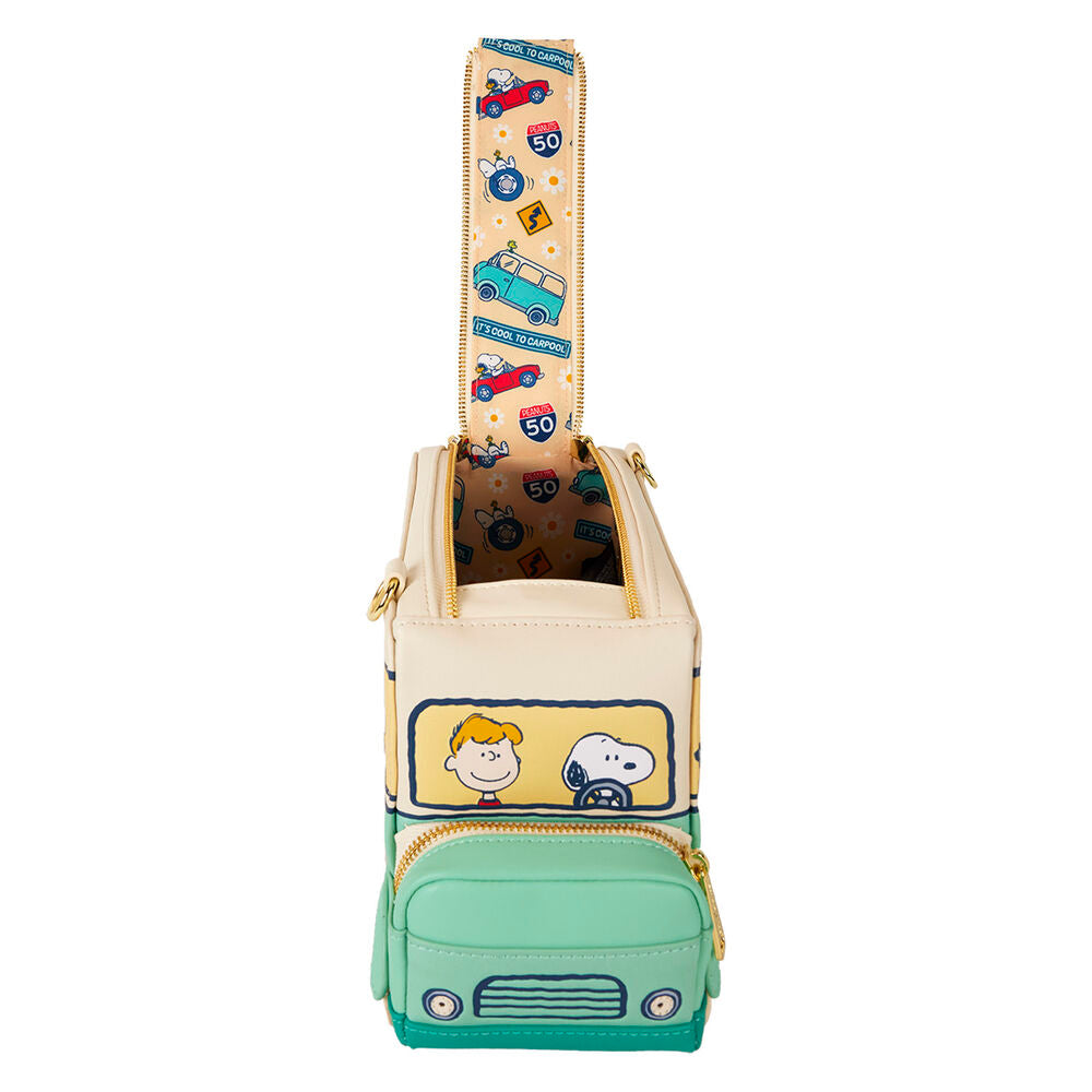 Imagen de Bolso Bandolera Road Trip Bus Snoopy Loungefly parte de nuestra colección en Espadas y más, sitio oficial.